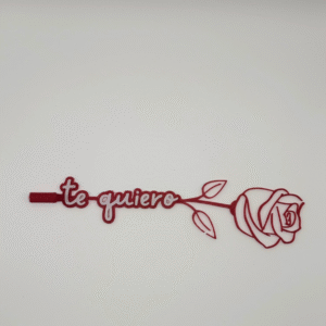 Pin Te Quiero Rosa