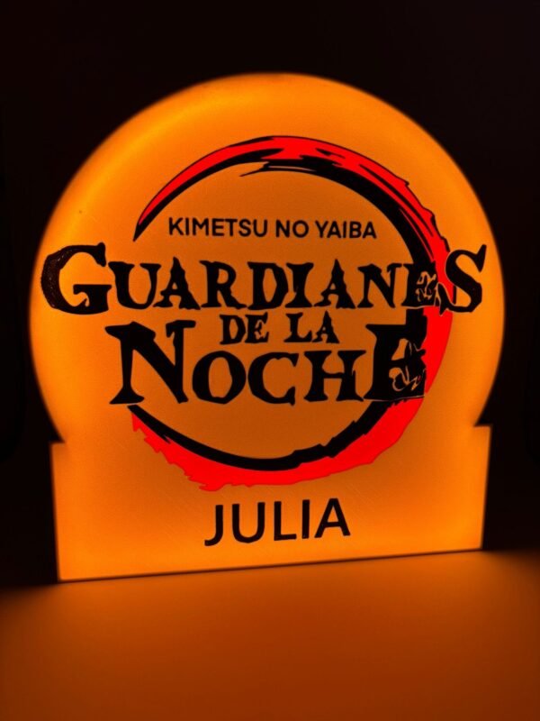 Lámpara personalizada personajes con nombre - Imagen 4