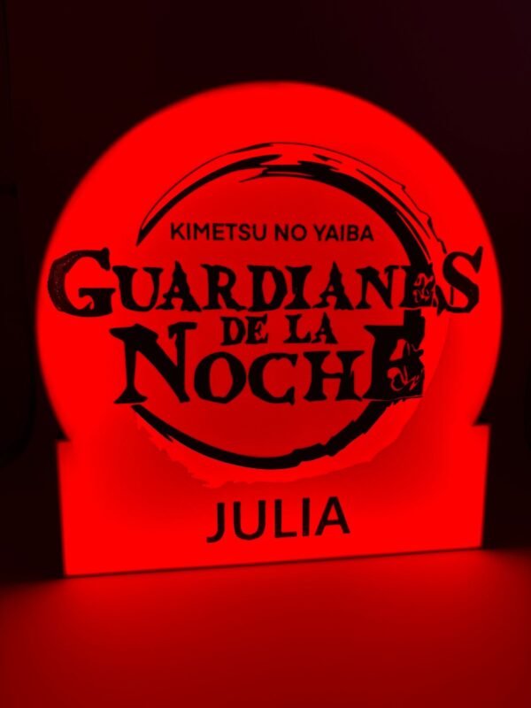 Lámpara personalizada personajes con nombre - Imagen 3