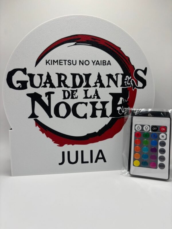 Lámpara personalizada personajes con nombre - Imagen 2