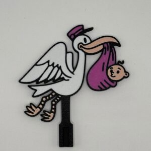 Pin Cigueña Niña
