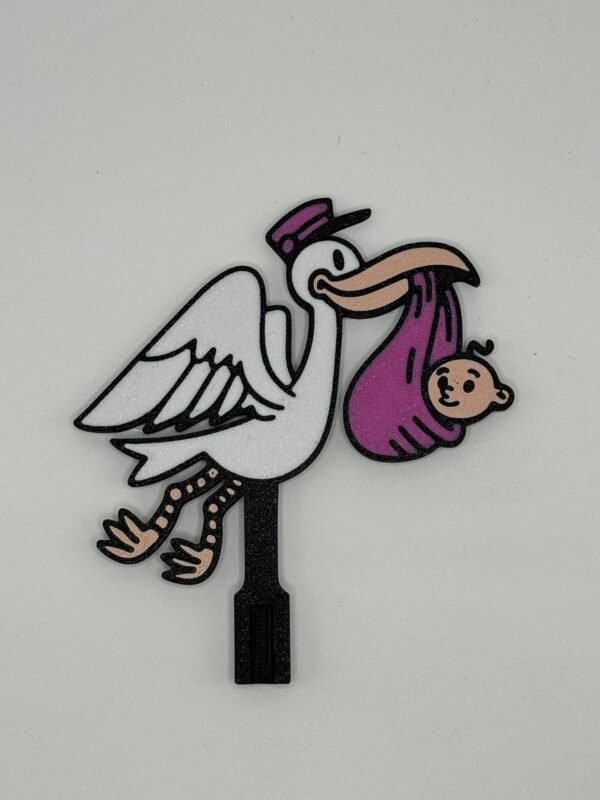 Pin Cigueña Niña
