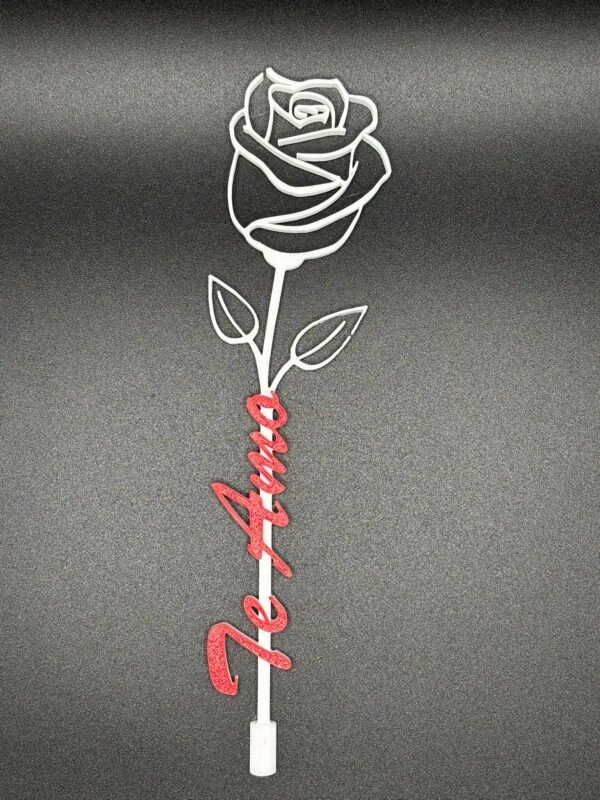 Pin Rosa Te Quiero - Imagen 2