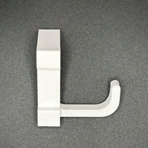 Soporte estanteria con gancho 90º