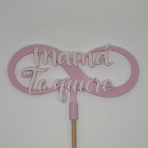 Pin Infinito Te Quiero Mamá Pack 10 unidades