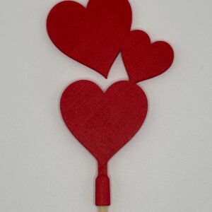 Pin 3 Corazones Pack 10 unidades