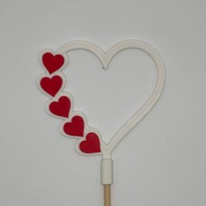 Pin Corazón 5 Corazones Pack 10 Unidades