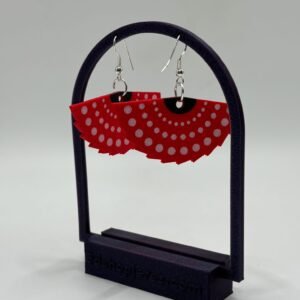 Pendientes Abanicos con Lunares
